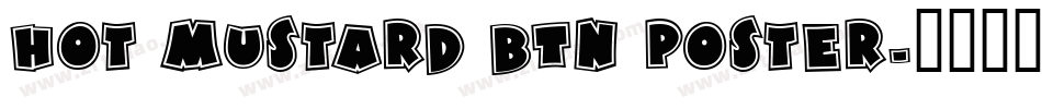 Hot Mustard BTN Poster字体转换